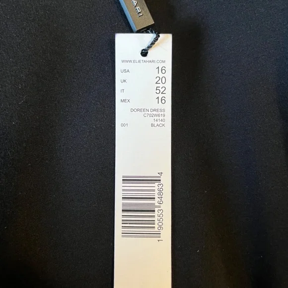 Elie Tahari Doreen Ladder Stitch-Inset Dress - Picture 5 of 5